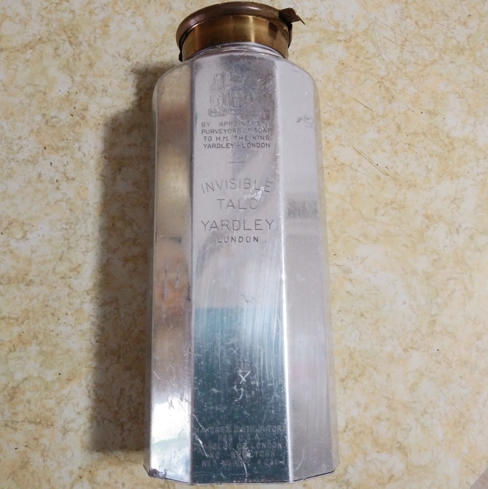 Yardley Invisible Talc Tin Container - Picture 7 of 8